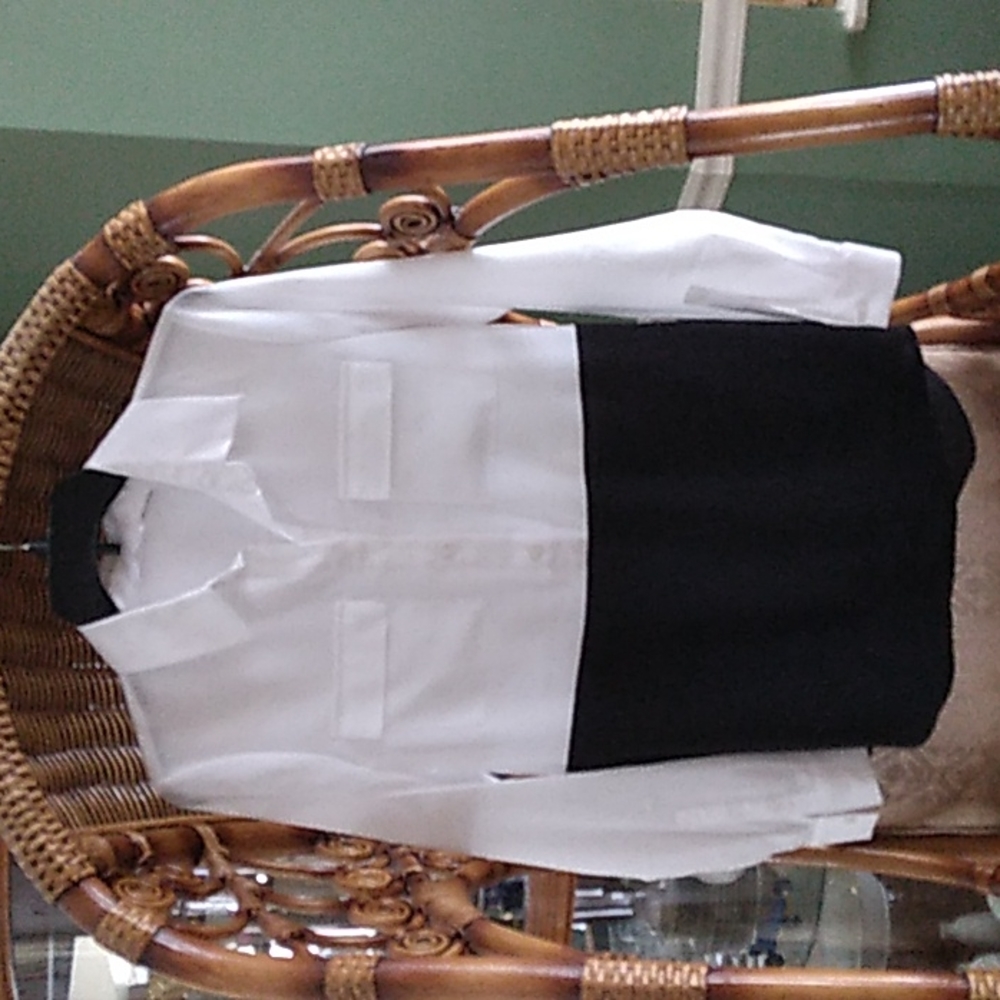 Two tone blouse